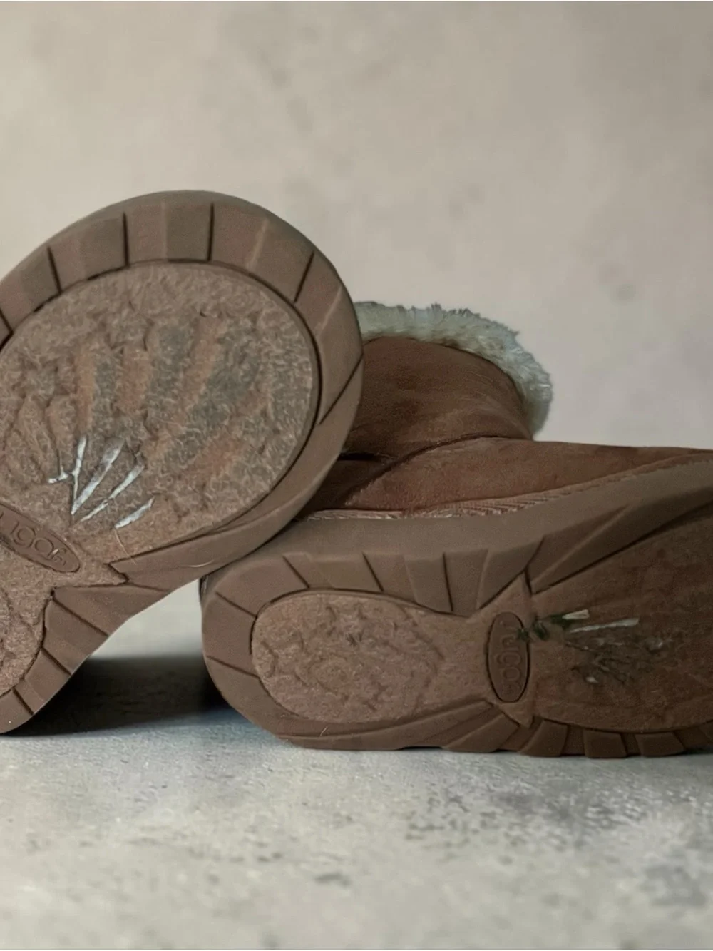 Sugar Kids Brown Faux-Fur Trim Winter Boots